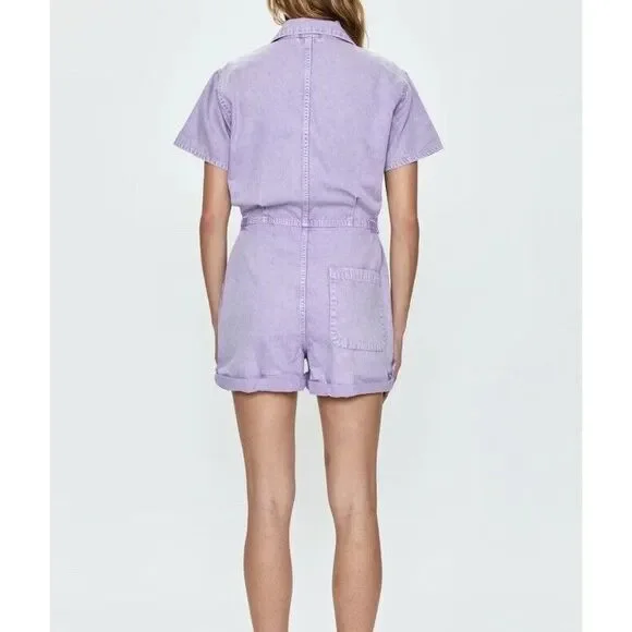 Pistola Lavender Short Sleeve Jumpsuit - Picture 10 of 10